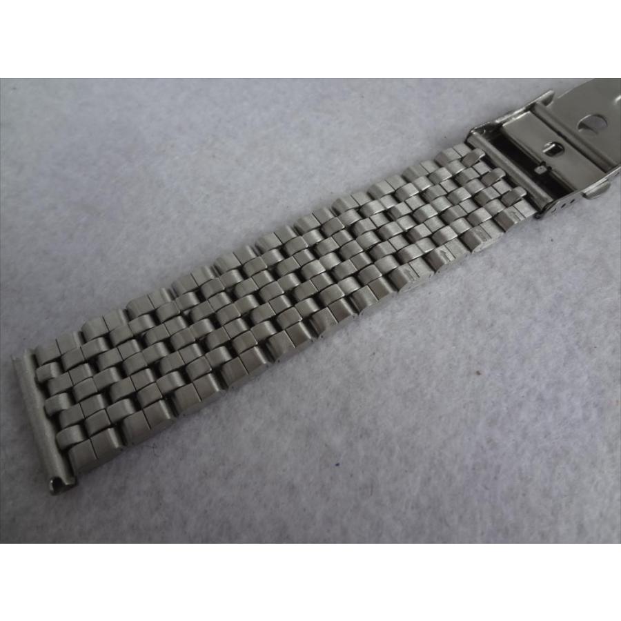 Bear 腕時計バンド 22mm ステンレスベルト 7連 艶消しシルバーElegant Stainless Steel Band バックル:プッシュ式 |  | 04