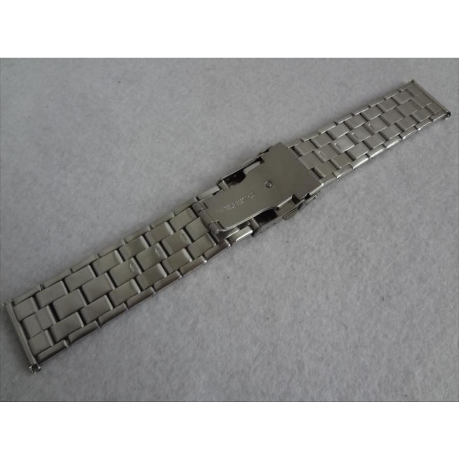 Bear 腕時計バンド 24mm ステンレスベルト 5連 Sporty Solid Look Stainless Steel Band バックル:ダブルロック プッシュ式 |  | 01