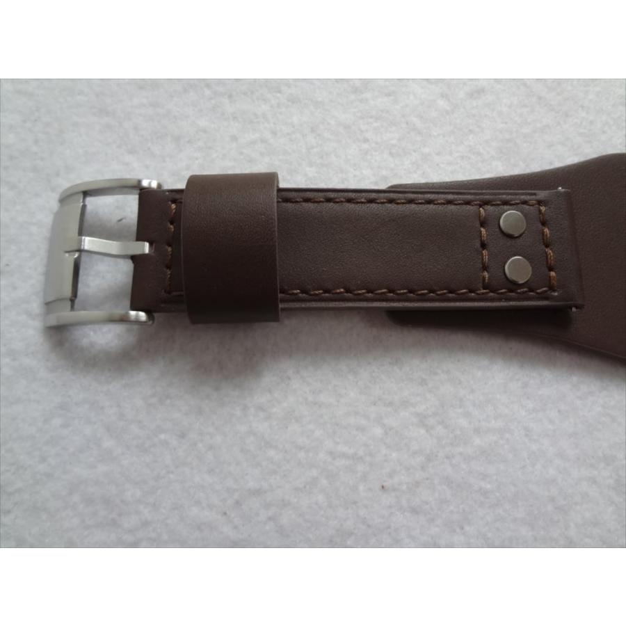 腕時計ベルトセット Fossil フォッシル 純正 ベルト CH2890 用 台座タイプ レザー