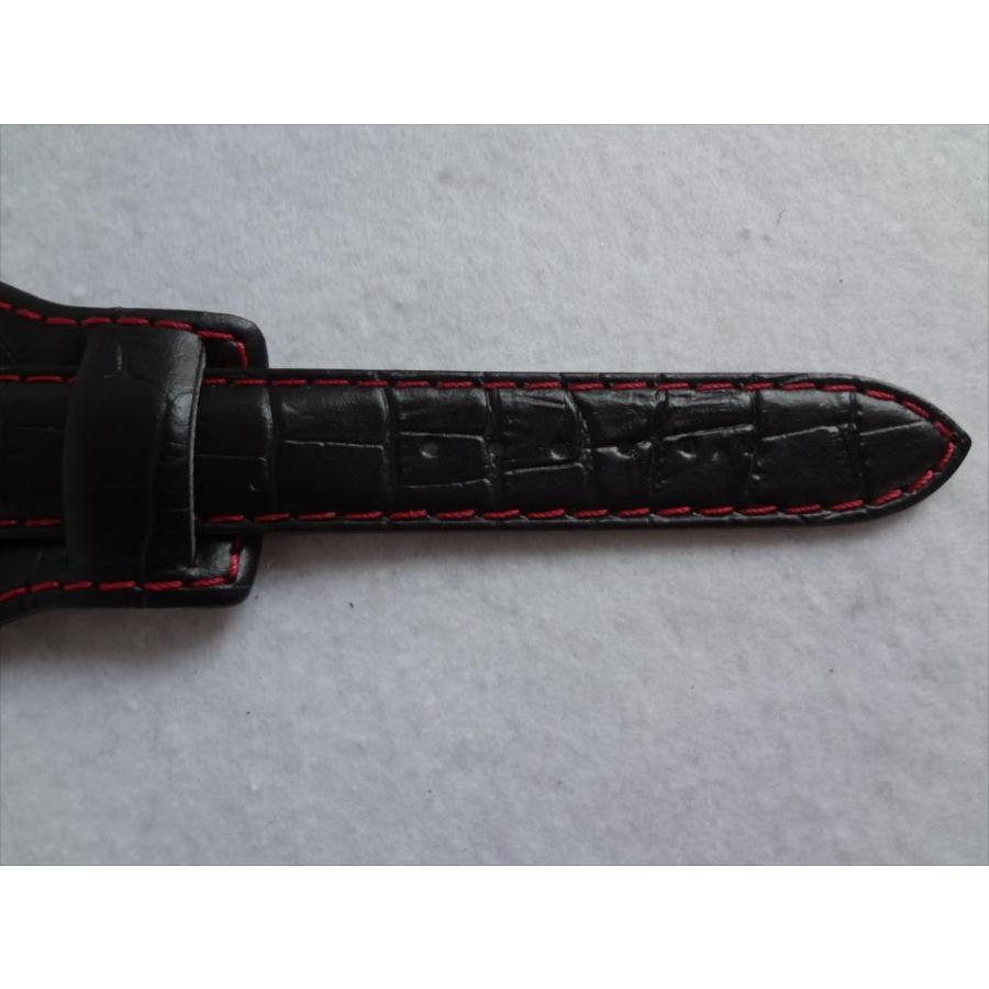 レザー半幅帯　牛革型押し調コンビ　赤黒 日本製 BUND台座タイプ牛革レザーベルト18mm バンド 黒/赤 : パーツ