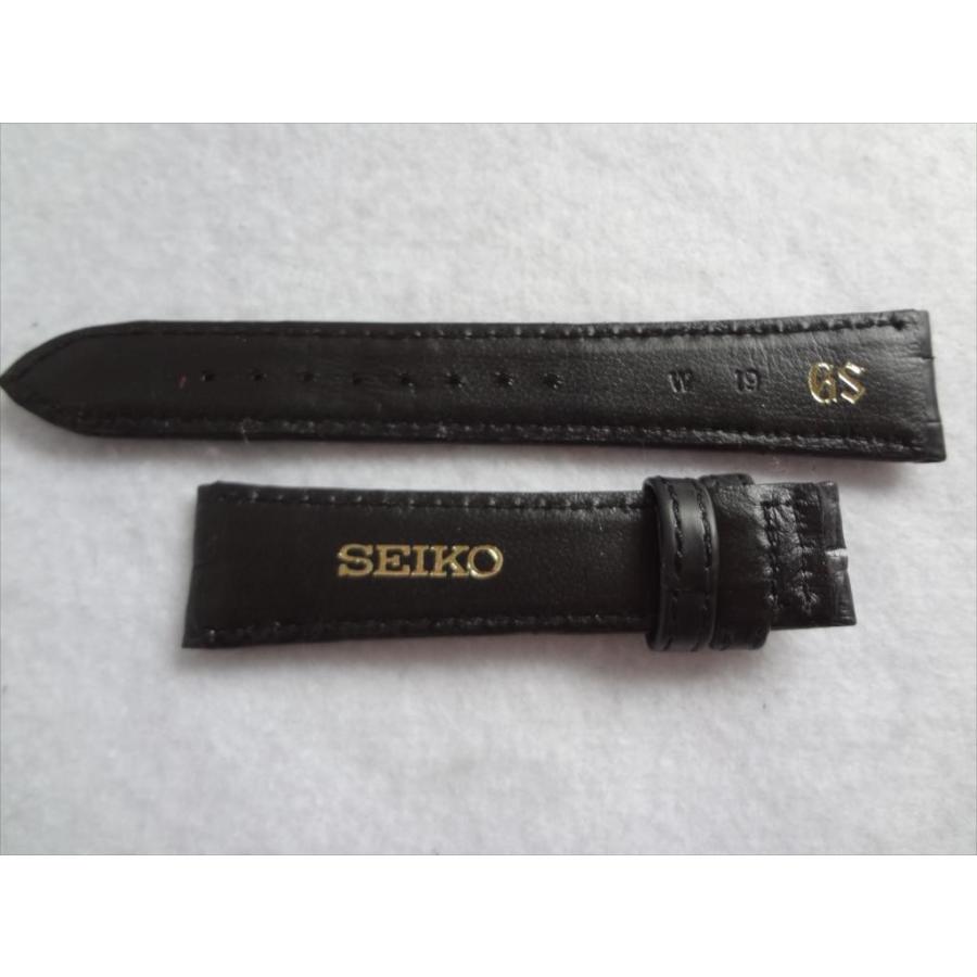 SEIKO純正バンド 19mm グランドセイコーSBGW001 用クロコダイル ベルト