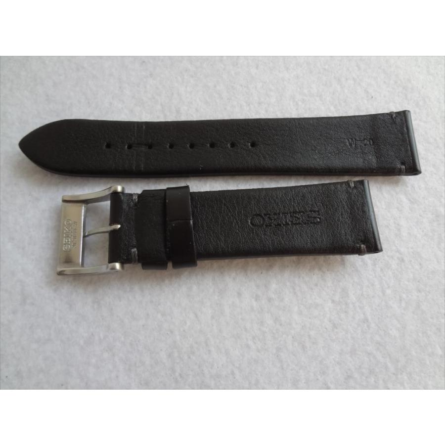 Seiko 純正 20mm コードバン 腕時計 レザーバンド SCVS013 6R15-00B0用
