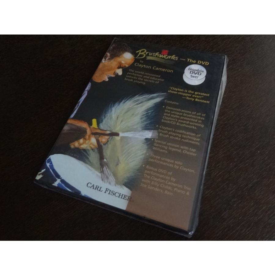 2枚組DVD ドラム・ブラシワーク教則 Clayton Cameron Brushworks The Dvd | 