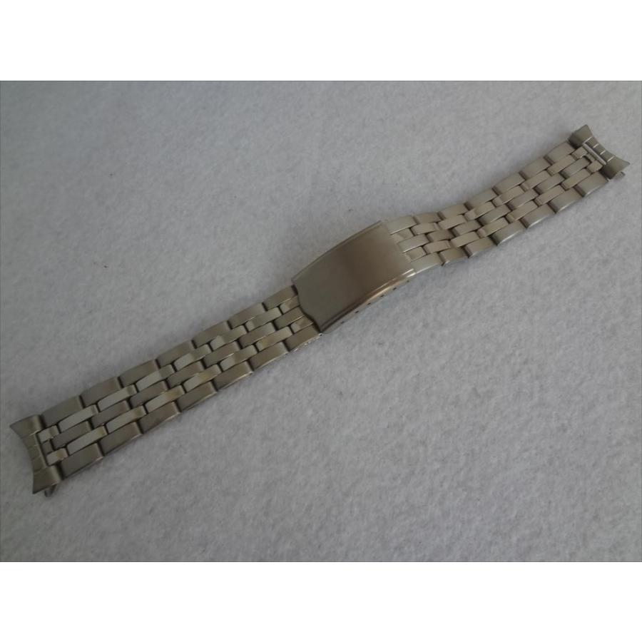 Seiko 純正 腕時計 18mm バンド ALBA ASSS005, V501-0BC0用 チタニウム