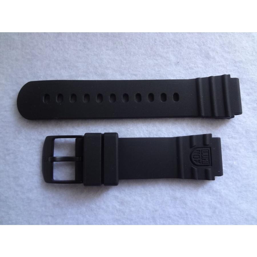Luminox - 純正腕時計バンド - 交換用ストラップ 19mm 20mMR Luminox 純正バンド 19mm Sea Turtle 0301.BO用ベルト 黒 ルミノックス