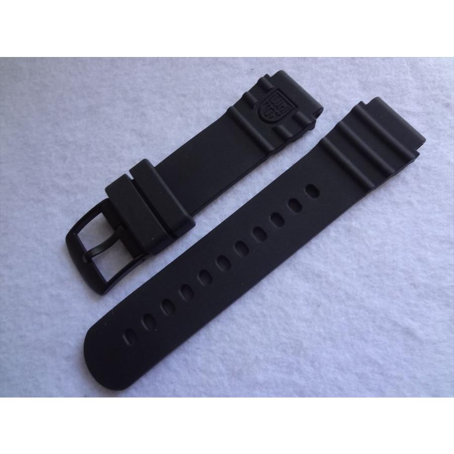 Luminox 純正バンド 19mm Sea Turtle 0301.BO用ベルト 黒 ルミノックス