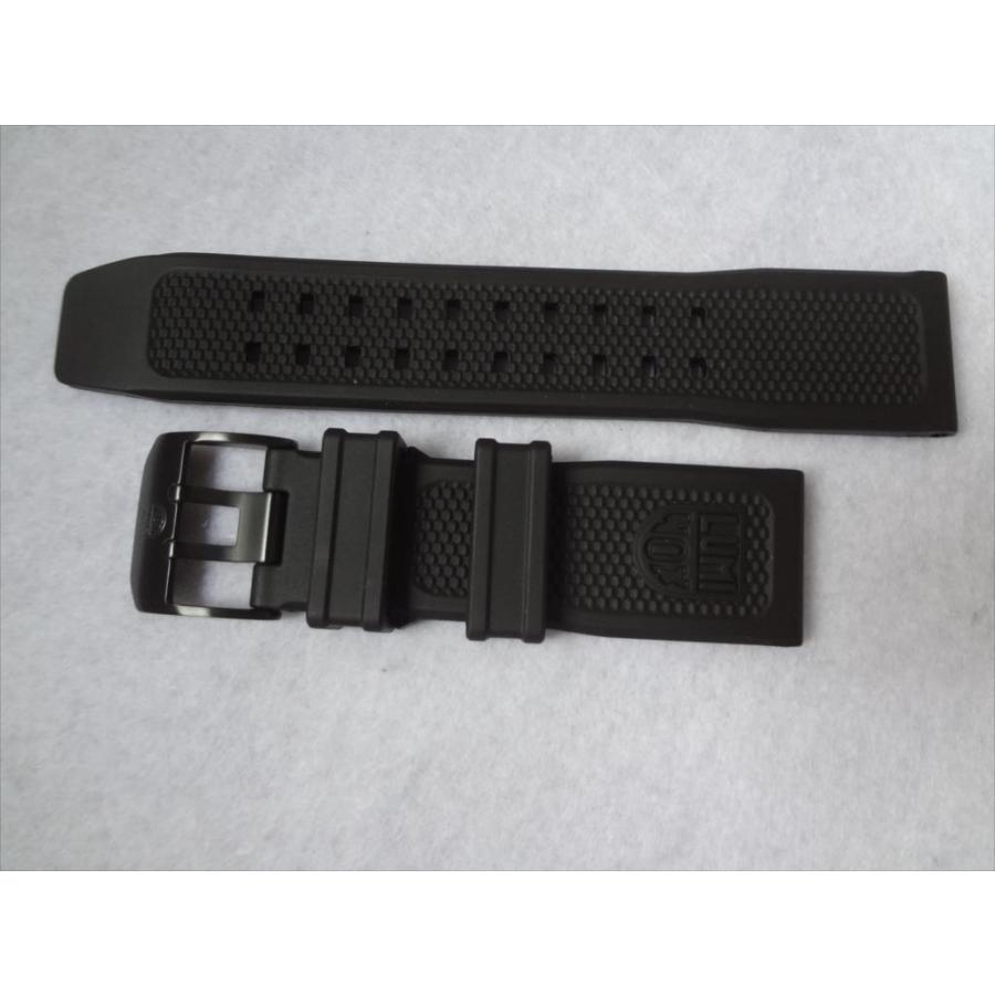 【付属品有 純正ベルト 稼働】ルミノックス 3500-1GBq マットブラック Luminox 純正バンド 24mm ネイビーシール 3500 3501 用ベルト 黒