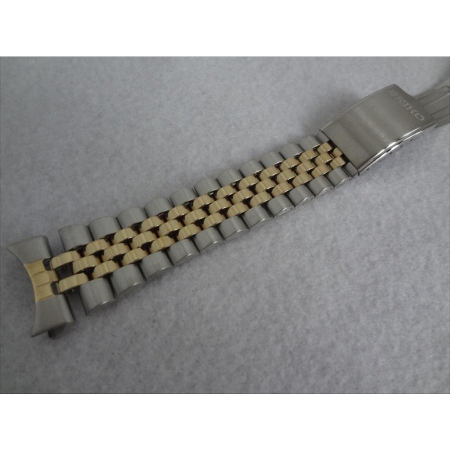 Seiko 5 純正バンド7S26-0500用ステンレスベルト 20mm シルバー色