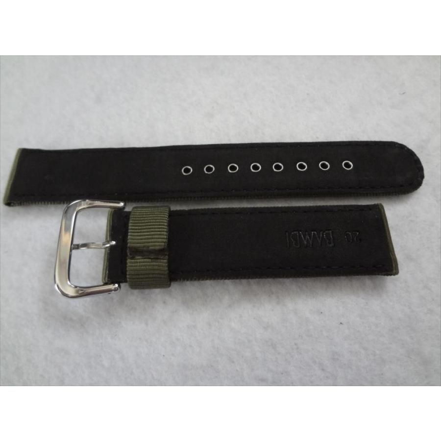 ナイロン防水バンド20mmベルトOVW-100BJ-3AJFに最適 : パーツワイド