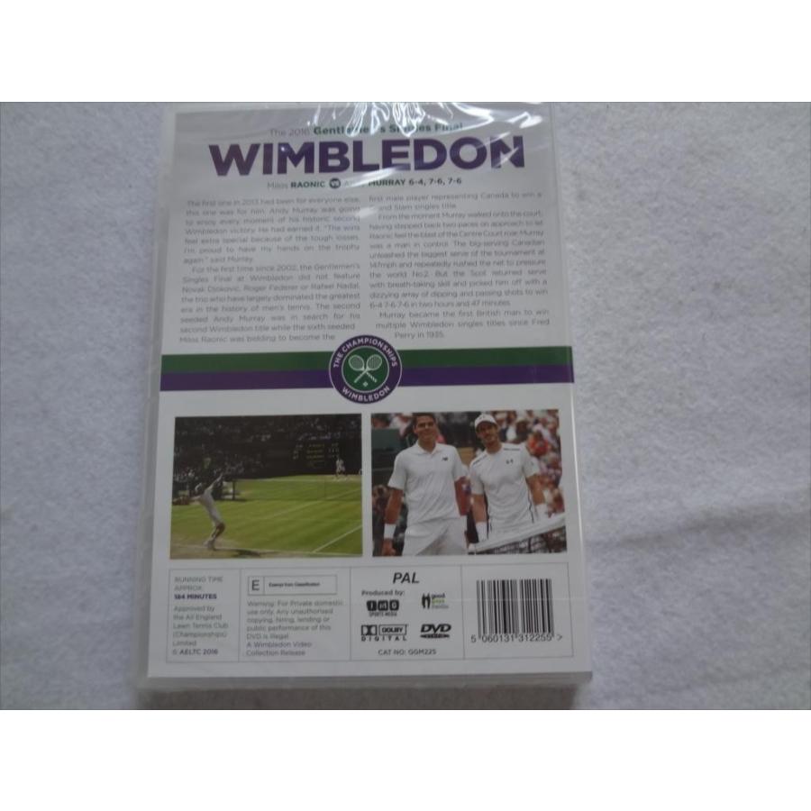 Dvd Wimbledon ウィンブルドン テニス 16 アンディ マレー Vs ミロシュ ラオニッチ Pal方式 Ggm225 Ecワイド 通販 Yahoo ショッピング