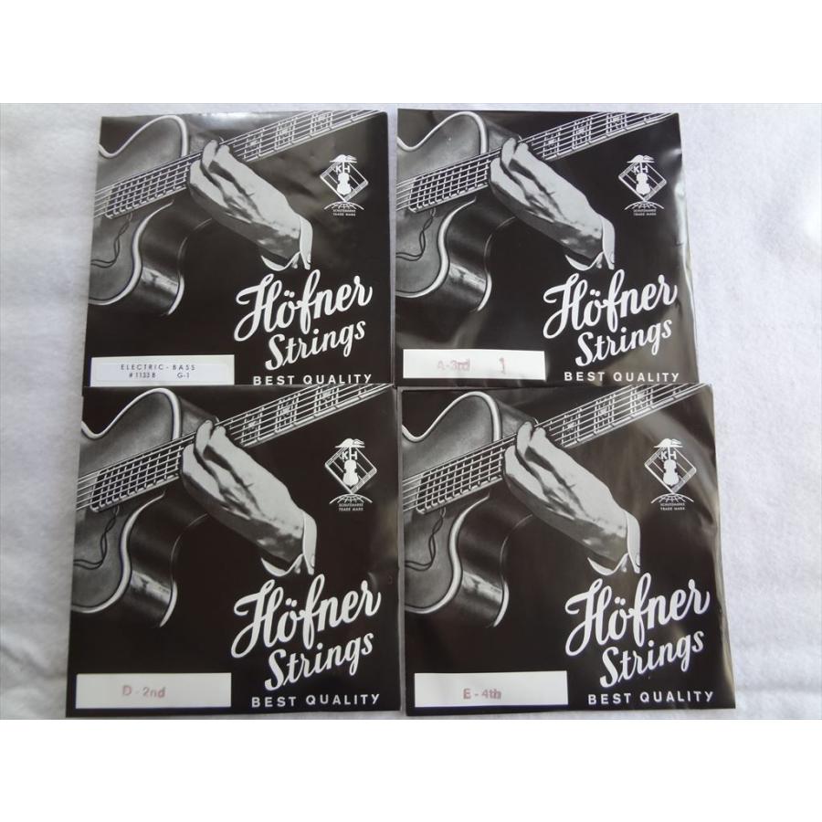 Hofner ヘフナー 純正 H1133B バイオリン ベース 弦 Beatle Bass