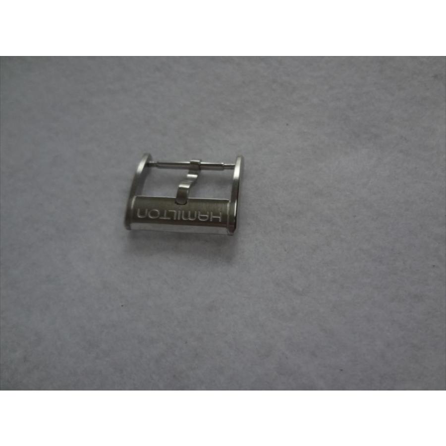 Hamilton 純正レザーベルト用バックル 尾錠 16mm ロゴ入り