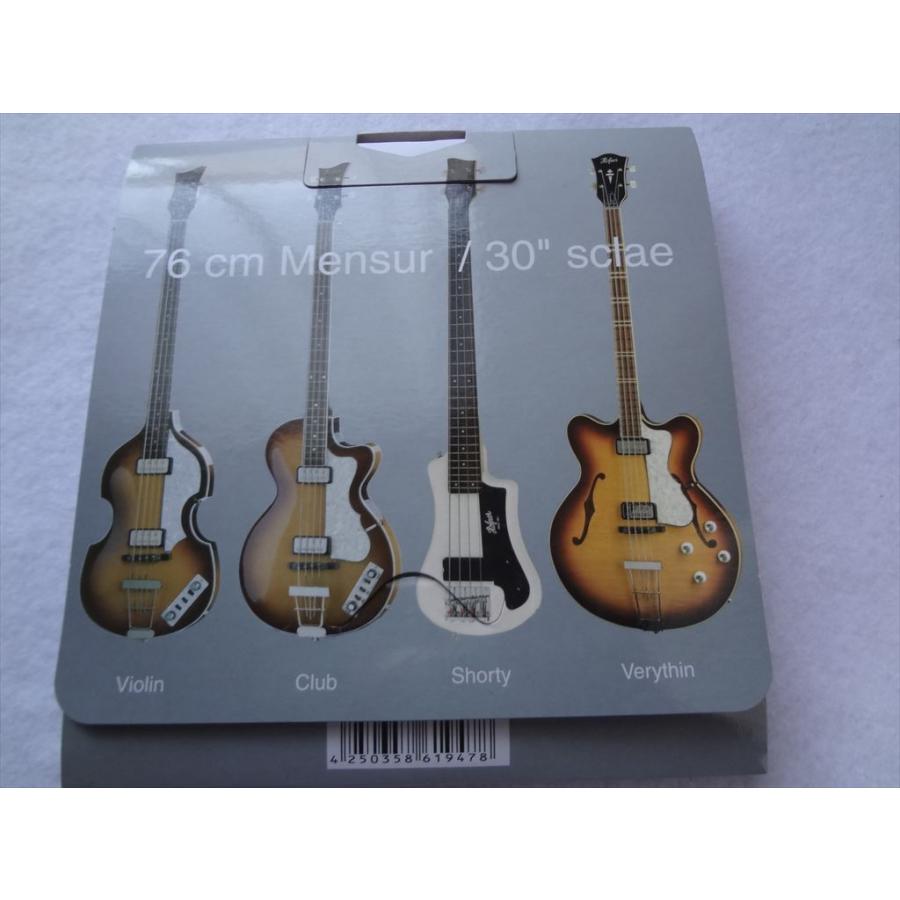 Hofner ヘフナー純正 HCT1133B バイオリン ベース 弦 Contemporary Bass Strings Flatwound｜ecwide｜02