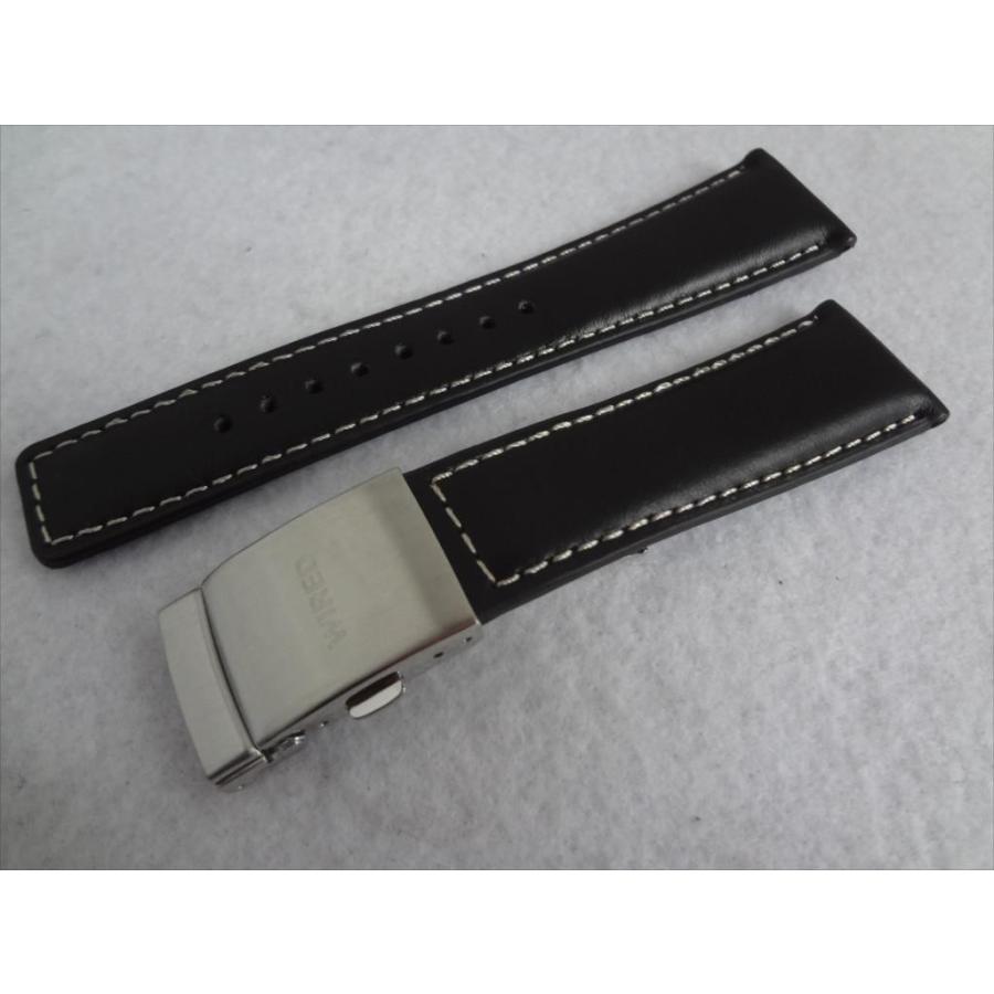 Seiko 純正 腕時計バンド 22mm WIRED AGAW448用レザーベルト