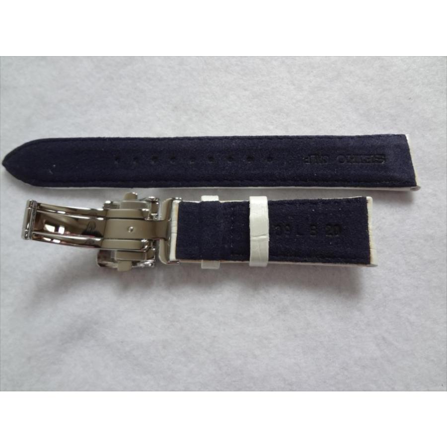 Seiko 純正 20mm レザーベルト SBPY101用 腕時計バンド スピリット