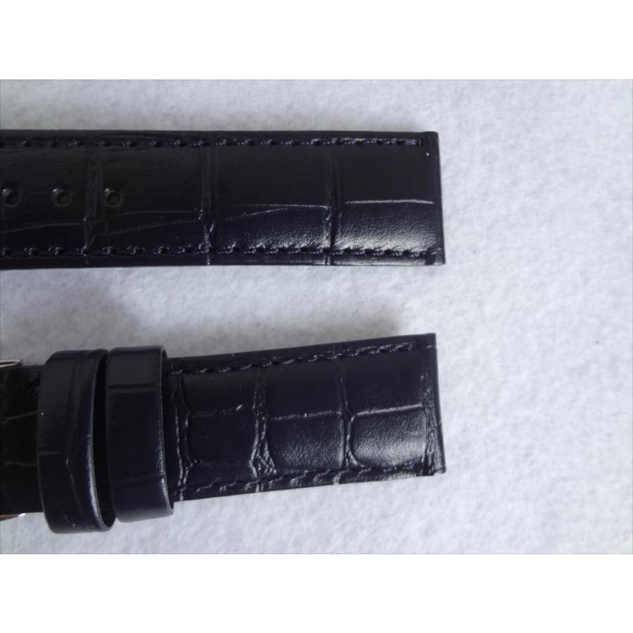 Seiko純正バンド プレザージュ SRPC01J用レザーベルト 20mm 青色 青