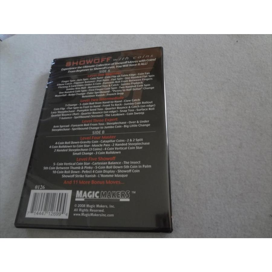 手品 DVD Showoff with Coins コインマジック magic makers