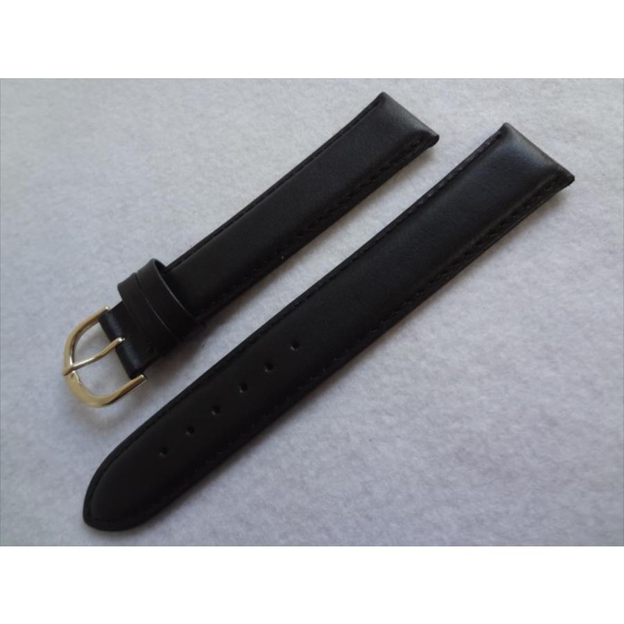 OMEGA ブラック レザーベルト 19mm オメガ OMEGA 純正レザーベルト19mm ブラック 時計