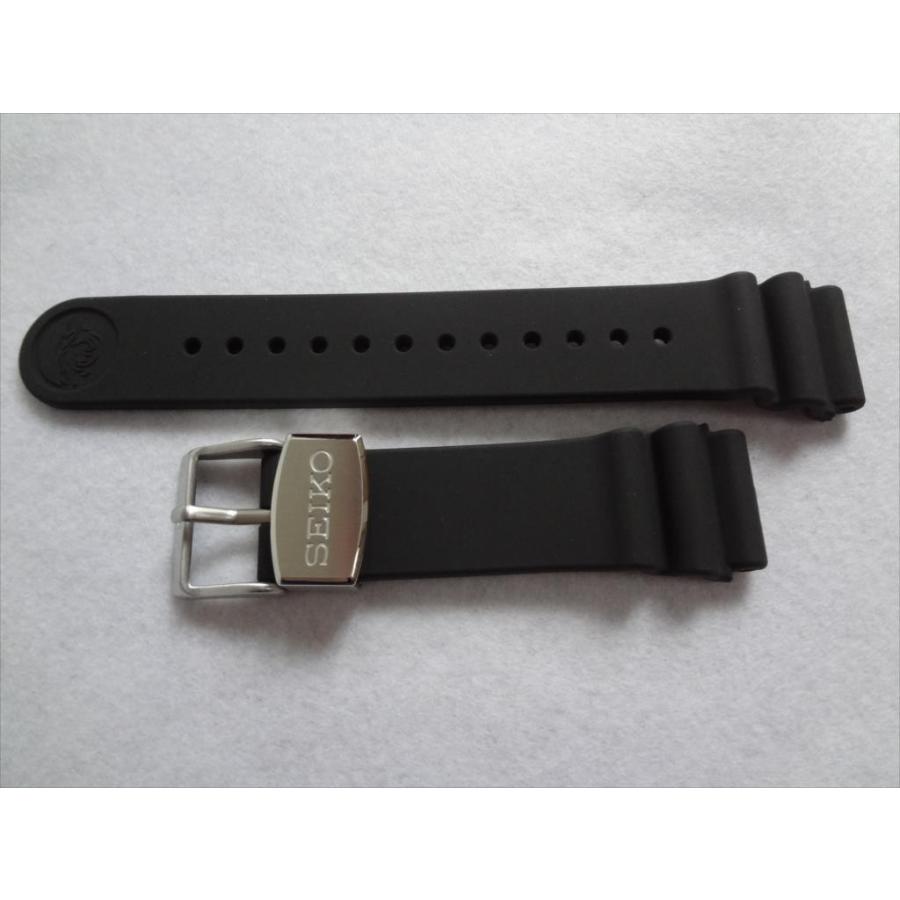 SEIKO 純正 SBBN033 7C46-0AG0 用 シリコンバンド 22mm 腕時計ベルト