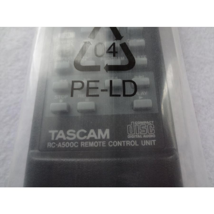 【極美品】TASCAM CD-A500 タスカム CDプレーヤー リモコン ⑦ 極美品】TASCAM CD-A500 タスカム CDプレーヤー リモコン ⑦
