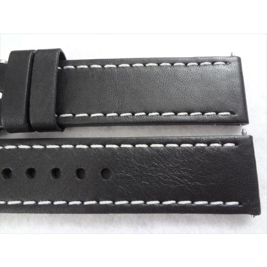 SUUNTO純正バンド エレメンタム 22mm レザーベルト 黒 ブラック