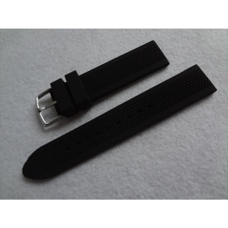 Timex タイメックス 純正 バンド T2P184用 ラバーベルト 20mm 黒