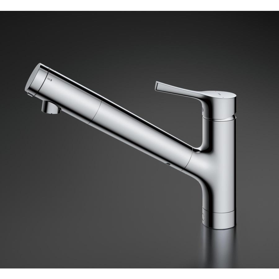 TOTO TKS05308JA 台付シングル混合水栓（エコシングル、浄水