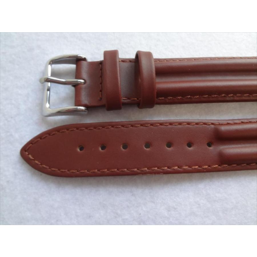 TIMEX タイメックス 純正バンド 19mm レザーベルト 茶 茶色 ブラウン