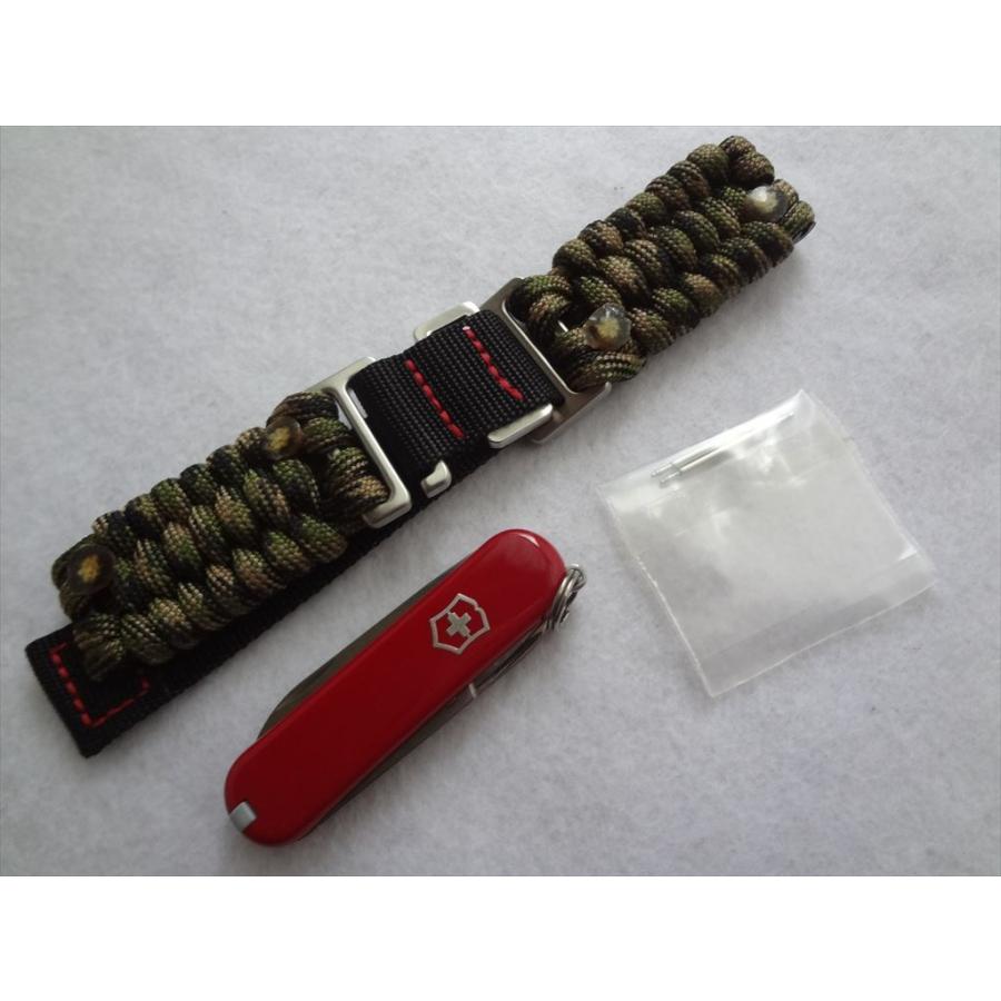 Victorinox 純正 ベルト パラコード ストラップ 腕時計バンド 21mm 