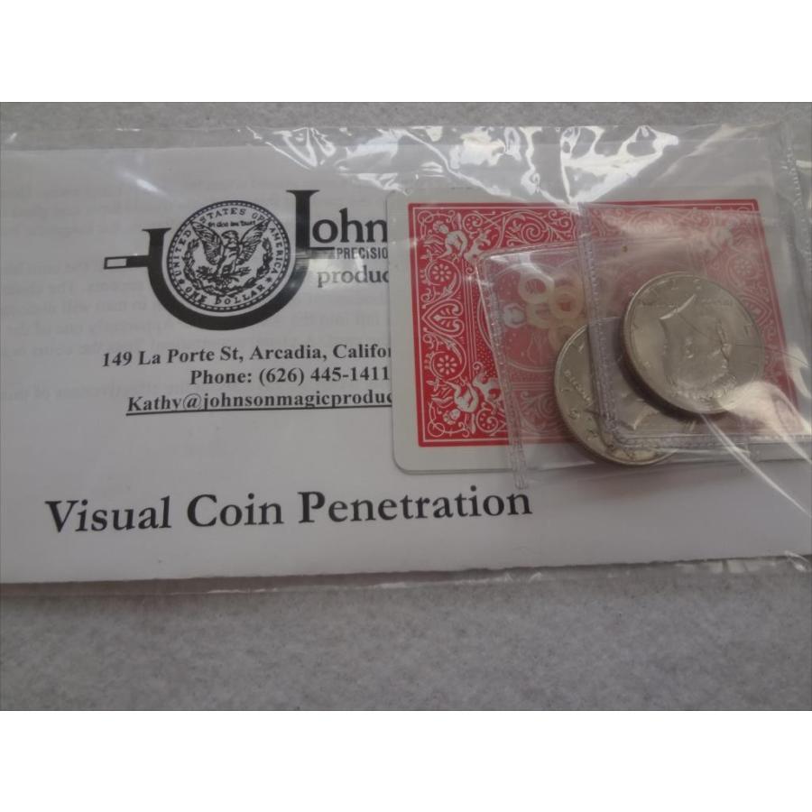 johnson products Visual Coin Penetration コイン 貫通 手品 マジック : パーツワイド - 通販 -  Yahoo!ショッピング