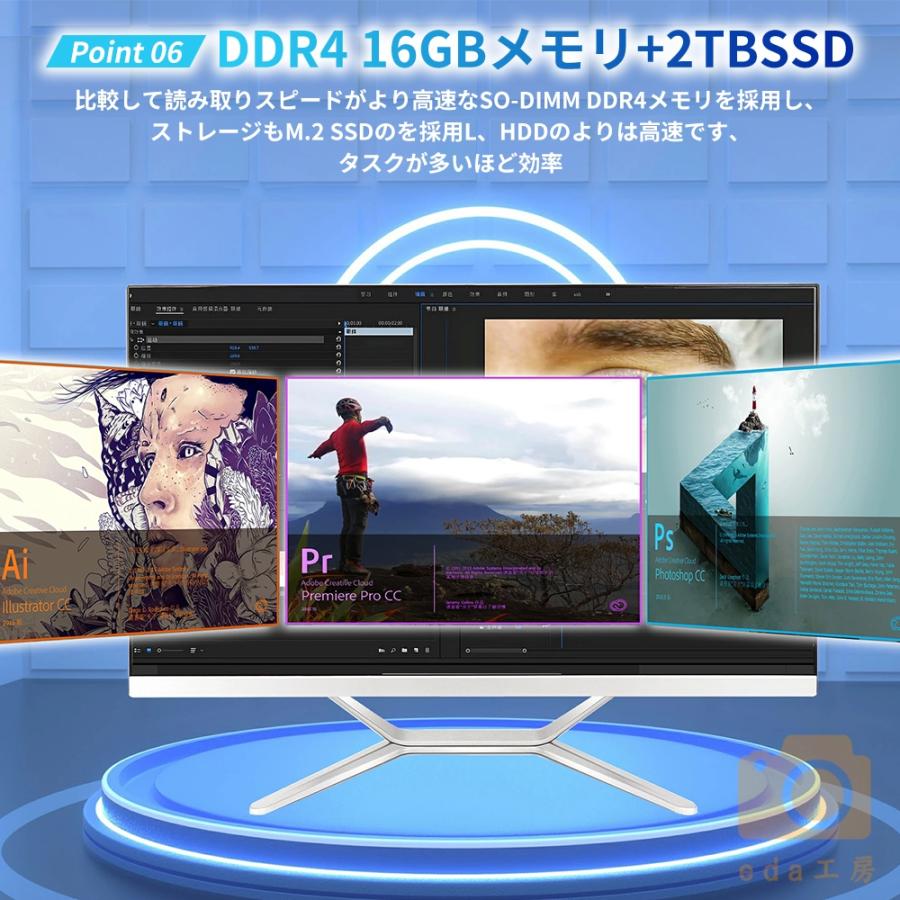 一体型 デスクトップパソコン 新品 Windows11 PC Office付き 24