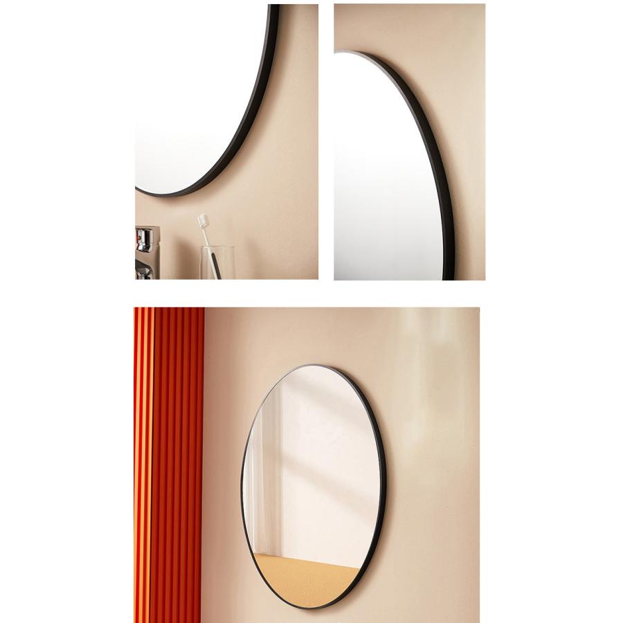 ZARA HOME　スモーク　ミラー　楕円形壁掛け鏡 バスルームミラー | Zara Home 日本/Japan