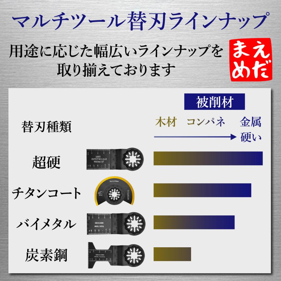互換品】 マルチツール 替刃 スターロック バリエーション 11枚セット 