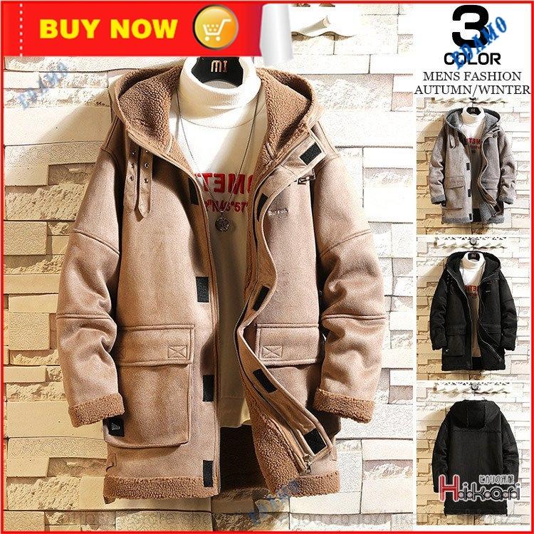 新作モデル メンズ ムートンコート 大きいサイズ あったか 裏ボア コート メンズ ムートンコート 裏ボア ハーフコート フェイクムートン ボリュームフード 防寒 厚手 ライダース コート コート アウター Smssvg Org