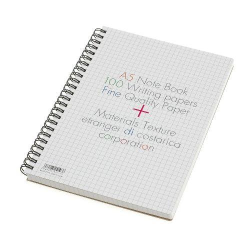 高い素材 メール便可 ノート A5 100シート 方眼5mm グレー Basis ボリューム シンプル リングノート 公式通販サイト Materialworldblog Com