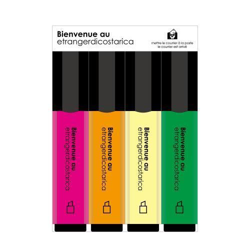 蛍光マーカーセット 4色セット Fluore 蛍光ペン ラインマーカー 公式通販サイト 公式通販サイト 0001 Hla F4 001 エトランジェディコスタリカ 通販 Yahoo ショッピング