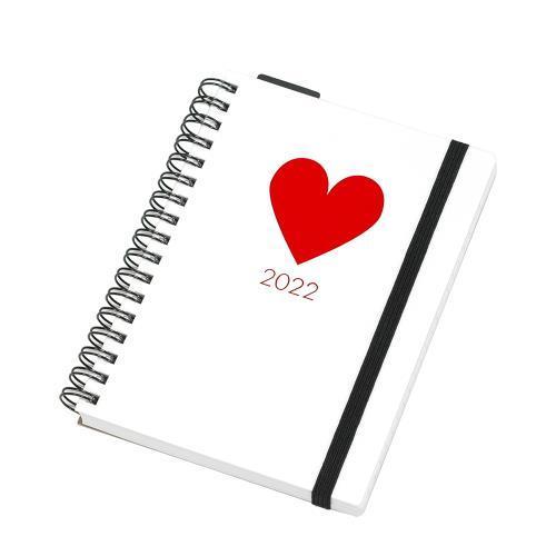 2022年手帳 A6 マンスリー ダイアリー ホワイト Rakuten CUORE 少し豊富な贈り物 公式通販サイト リングノート スケジュール帳