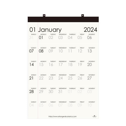 カレンダー 壁掛け 22年 1月始まり Legal Vertical 大判 書き込み インテリア 公式通販サイト