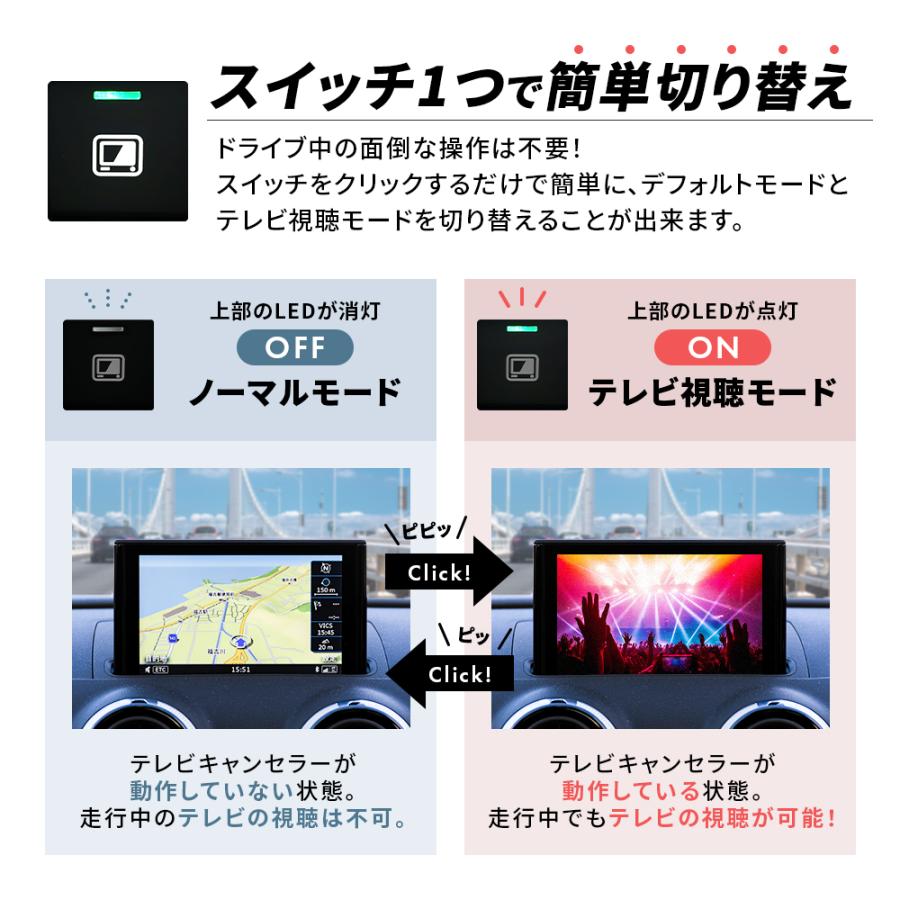 ビルトイン ディスプレイオーディオキャンセラー トヨタ ノア ヴォクシー 90系 カローラ ヤリス RAV4 走行中 視聴 ナビ TVキット 道案内 ナビゲーション 車 LED | トヨタ | 04