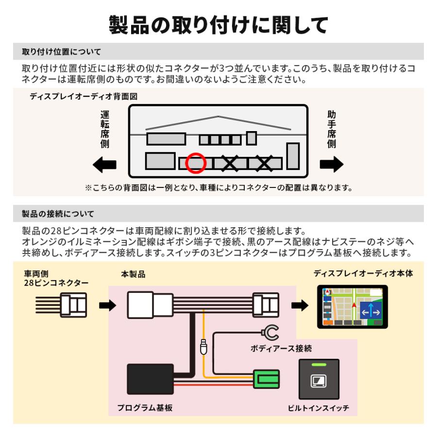 ビルトイン ディスプレイオーディオキャンセラー トヨタ ノア ヴォクシー 90系 カローラ ヤリス RAV4 走行中 視聴 ナビ TVキット 道案内 ナビゲーション 車 LED | トヨタ | 06