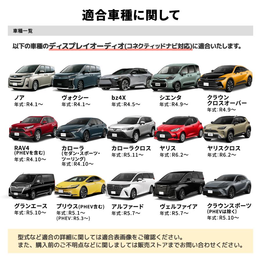 テレビキット トヨタ 最新 新型 40系 アルファード ヴェルファイア ノア ヴォクシー シエンタ プリウス カローラクロス ヤリス 走行中 テレビ ナビ操作｜eddymall｜04