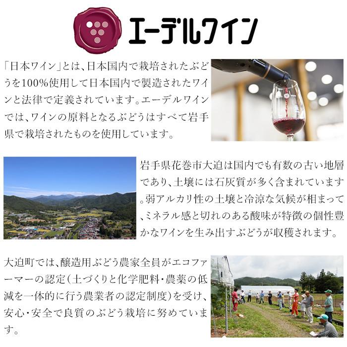白ワイン 辛口 フラン・ブラン 白 750ml コルク栓 岩手県産 カベルネ・フラン エーデルワイン 日本ワイン |  | 07