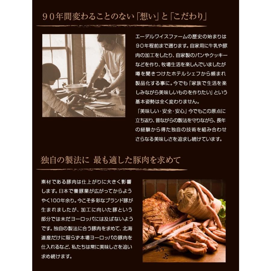 【完全受注生産】イベリコ豚のロースハム【ギフト包装】 北海道 エーデルワイスファーム イベリコ豚