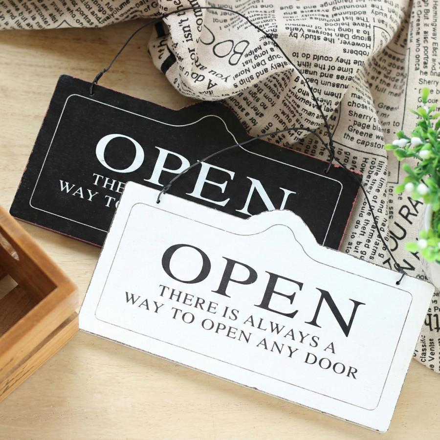 オープン クローズ 看板 サインプレート ボード 開店 閉店 OPEN CLOSED