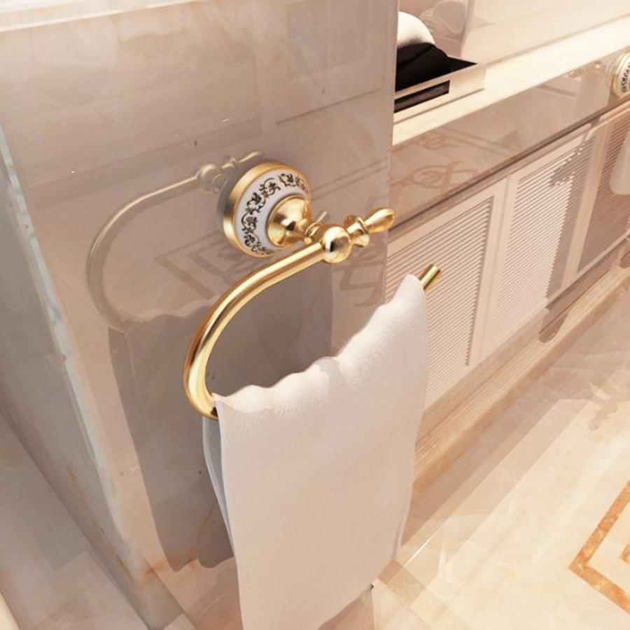 タオルハンガー タオル掛け タオルリング おしゃれ アンティーク 北欧風 インテリア 洗面所 トイレ キッチン グッズ ゴールド T Hanga0001 Edenショップ 通販 Yahoo ショッピング