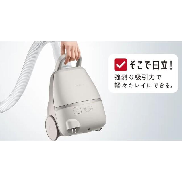 日立 紙パック式掃除機 D-AP51 ヘッド 動作保証品 回転ブラシ ピンク
