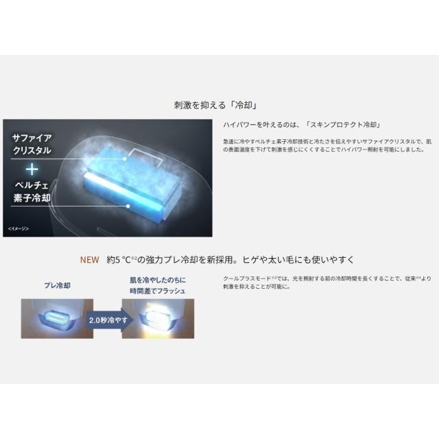 ボディケア 光エステ パナソニック 美容機器 脱毛器 低刺激 美肌 スキンプロテクト冷却×ハイパワー SMOOTHEPI スムースエピ パワー＆クール ES-WG0B グレーの画像