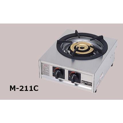 M-211C 【マルゼン】ガステーブルコンロ 楽天市場】マルゼン ガステーブルコンロ 親子 M-211C LPG