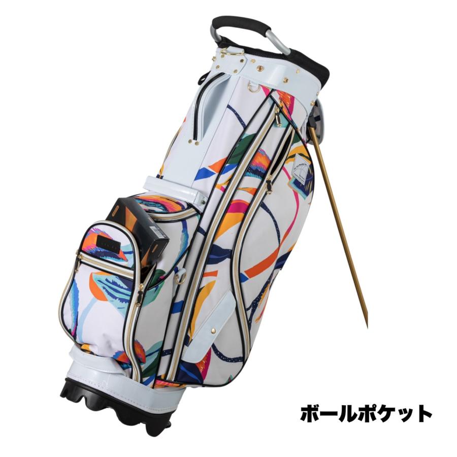 AKIRA キャディバッグ ゴルフバッグ フードあり アキラプロダクツ（AKIRA） ゴルフ キャディーバッグ アキラ スタンド
