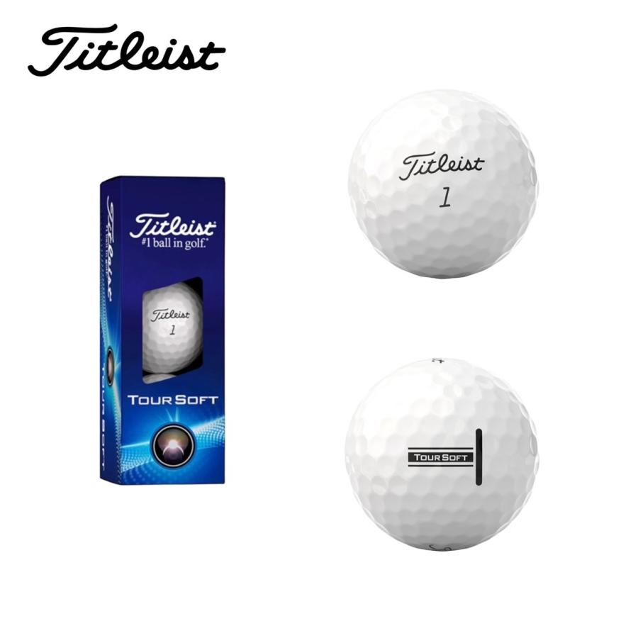 新品未使用 Titleist TOUR SOFT 2024 ゴルフボール3ダース Tour Soft Titleist 2024 TOUR SOFT / タイトリスト ツアーソフト 12球